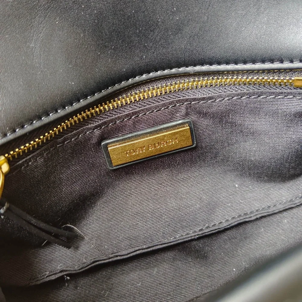 Tory Burch Kira Mini Top Handle Bag in Diamond Quilted Leather - Picture 9 of 9